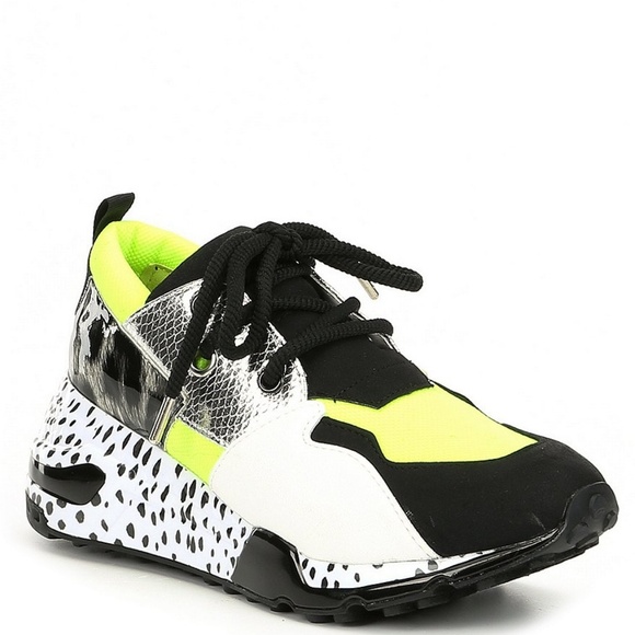 steve madden cliff multi wedge sneakers